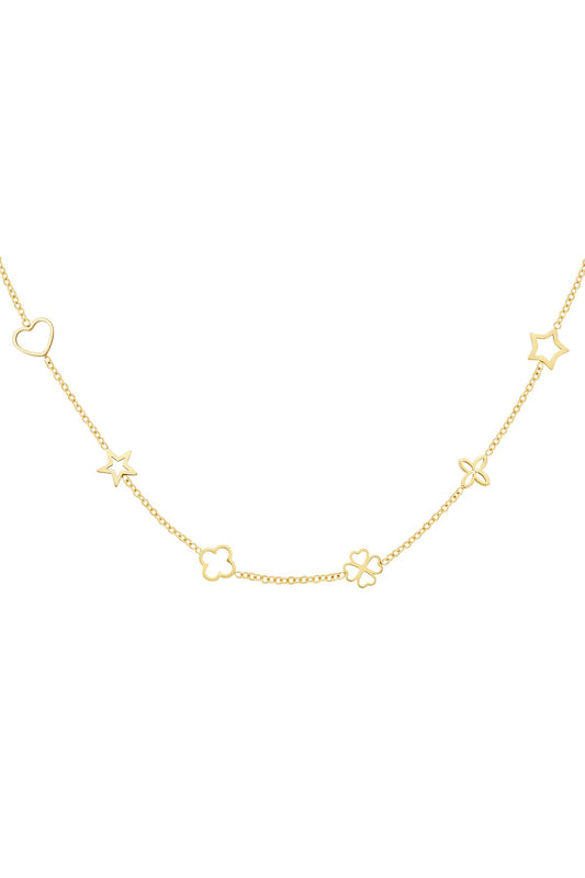 Pixy ketting - Goud