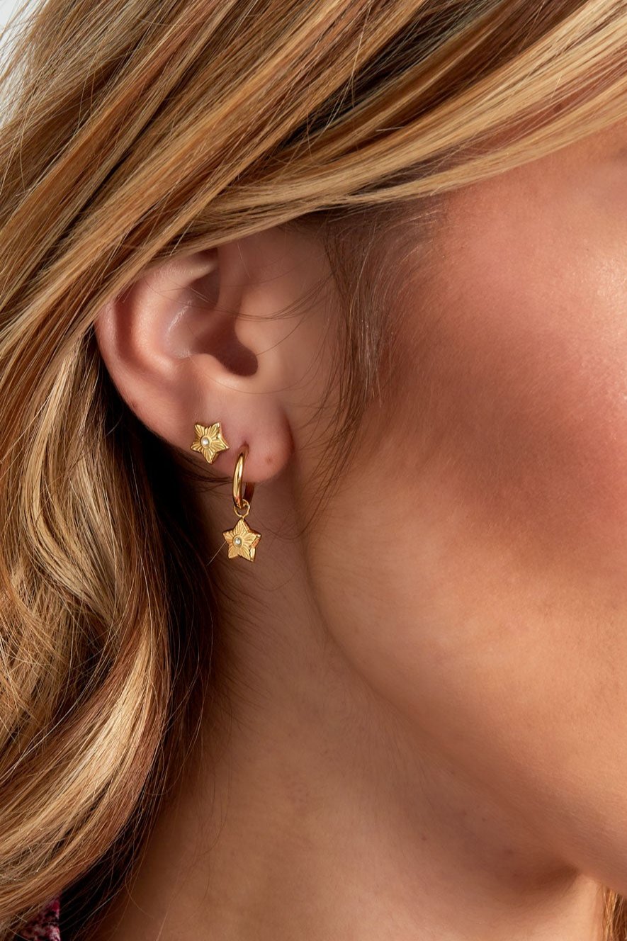 Shining Star earrings - Gold