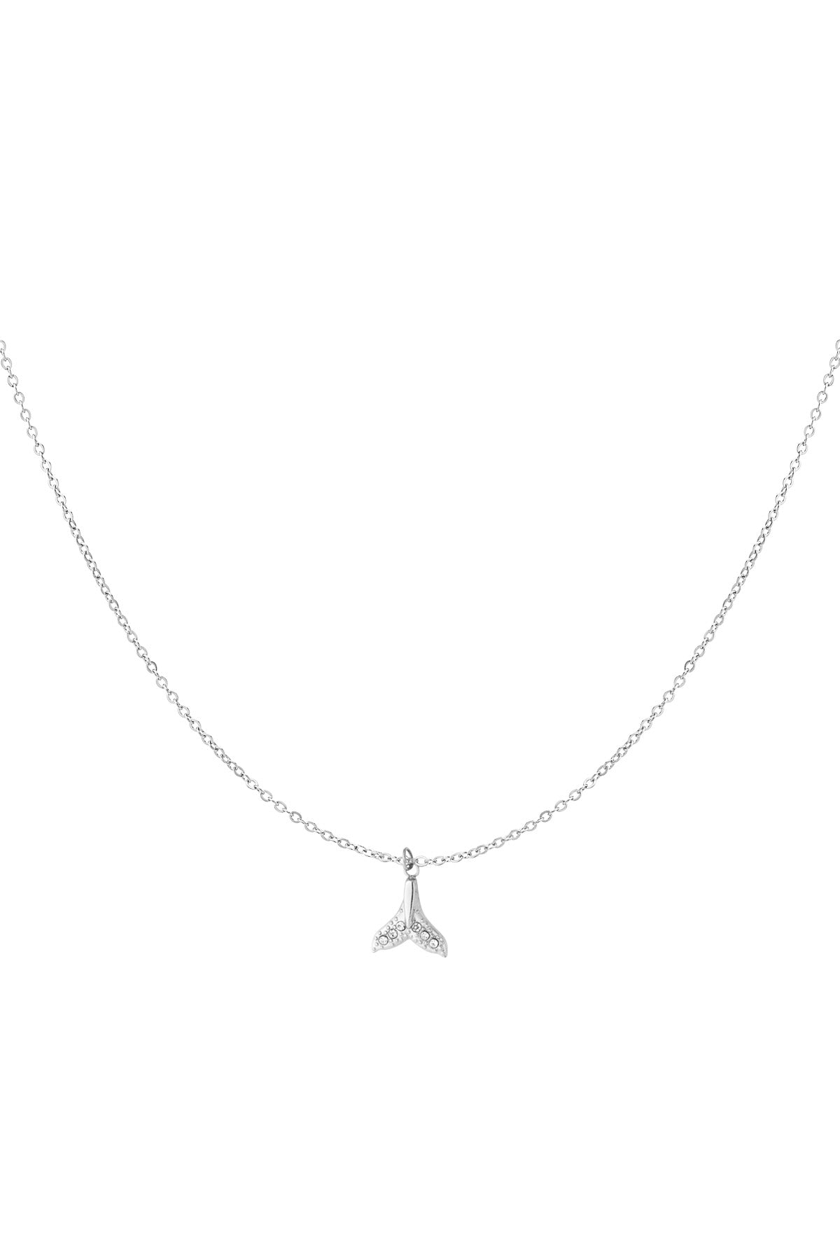 Walvis ketting - Zilver