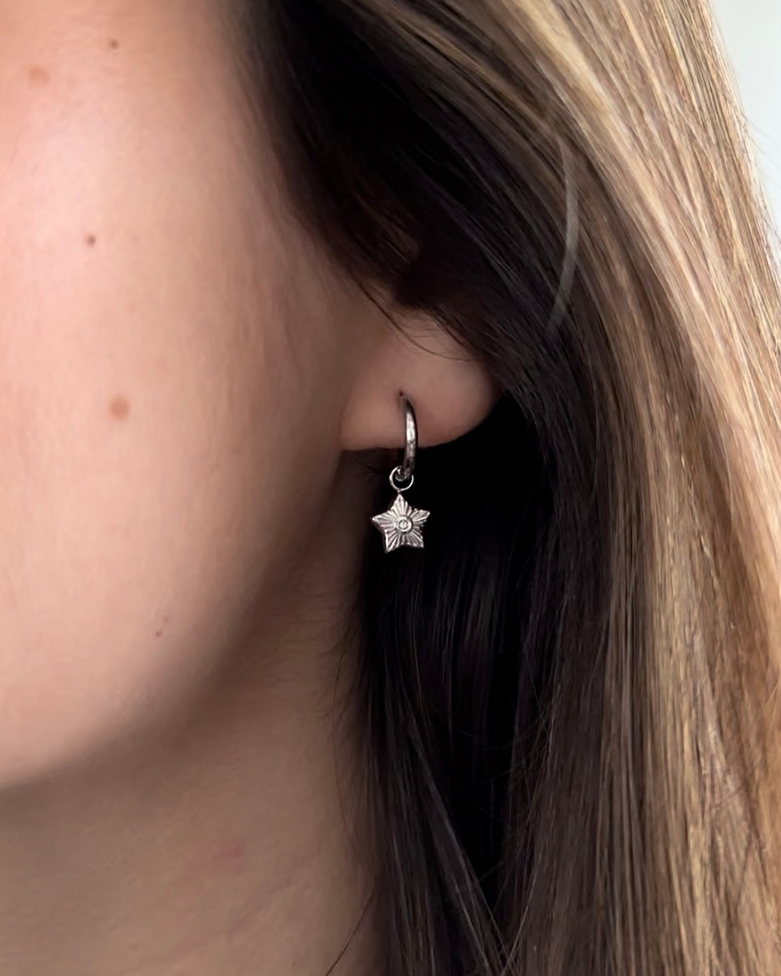 Shining Star earrings - Silver